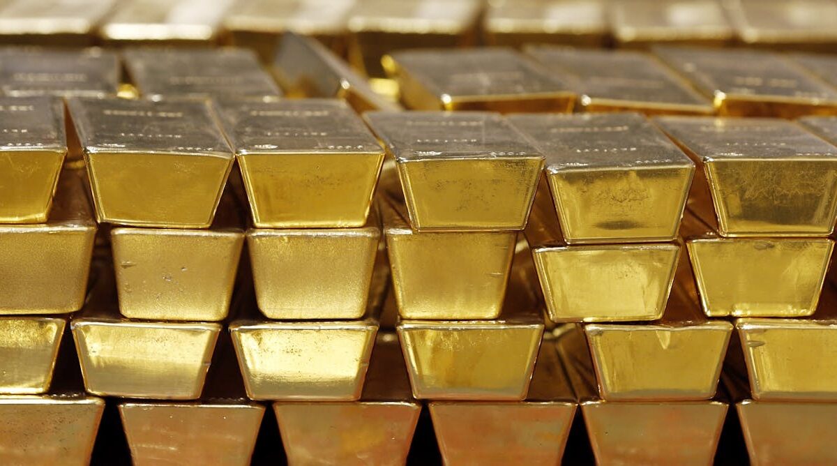 Gold bullion bars
